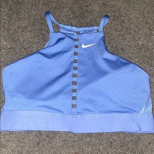 light blue nike sports bra